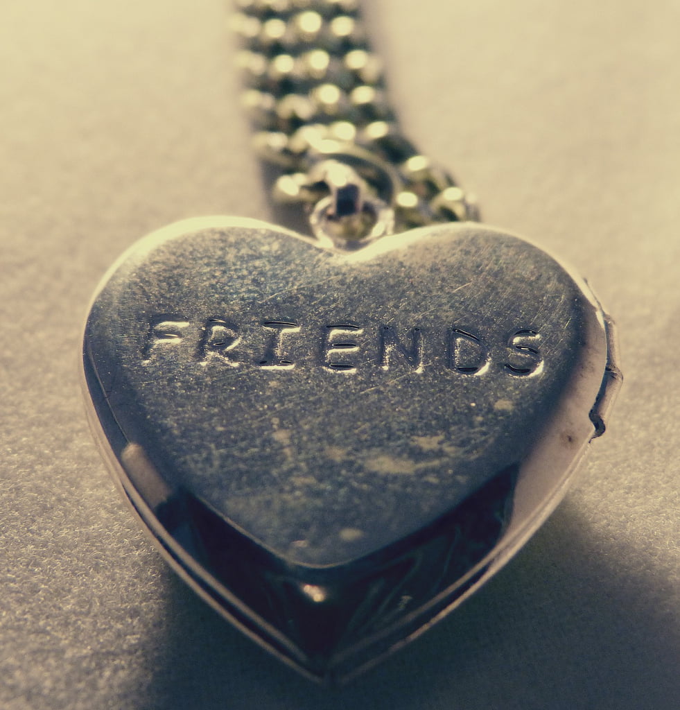 locket with "friends"